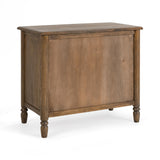 Margaux Toasted Chestnut 3-Drawer Nightstand