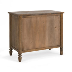 Margaux Toasted Chestnut 3-Drawer Nightstand