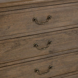 Margaux Toasted Chestnut 3-Drawer Nightstand