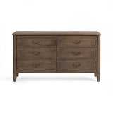 Margaux Toasted Chestnut 6-Drawer Dresser