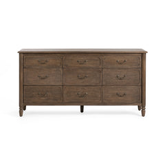 Margaux Toasted Chestnut 9-Drawer Dresser