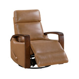 Margerie Camel Swivel Glider Reclining Chair - Ornate Home
