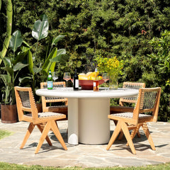 Margit Natural Outdoor Dining Chair - Ornate Home