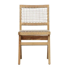 Margit Natural Outdoor Dining Chair - Ornate Home