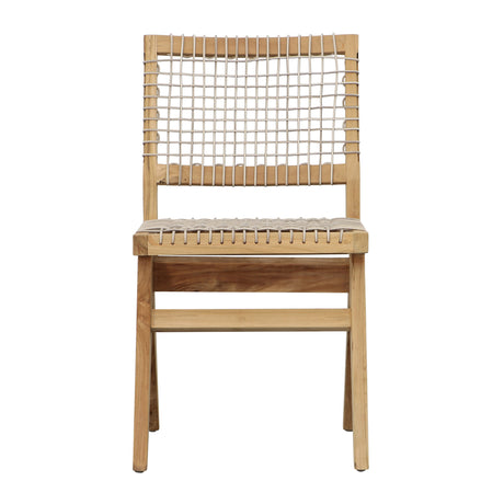 Margit Natural Outdoor Dining Chair - Ornate Home