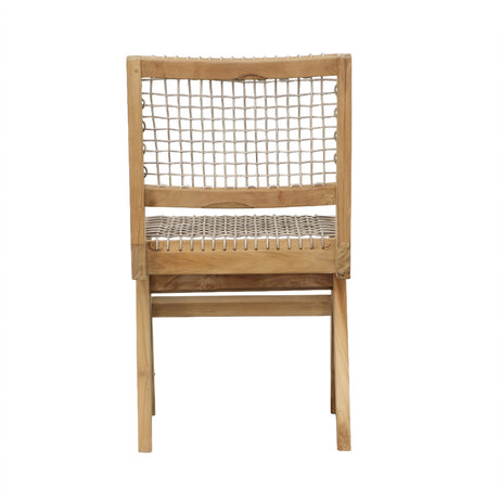 Margit Natural Outdoor Dining Chair - Ornate Home