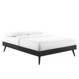 Margo Black Wood Queen Platform Bed Frame - Ornate Home