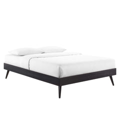 Margo Black Wood Queen Platform Bed Frame - Ornate Home
