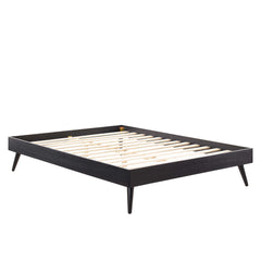 Margo Black Wood Queen Platform Bed Frame - Ornate Home
