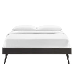 Margo Black Wood Queen Platform Bed Frame - Ornate Home