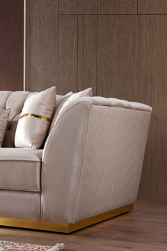 Margo Cream Loveseat - Ornate Home