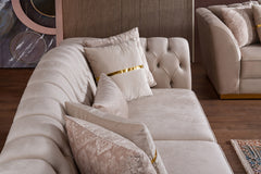 Margo Cream Loveseat - Ornate Home