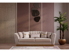 Margo Cream Loveseat - Ornate Home