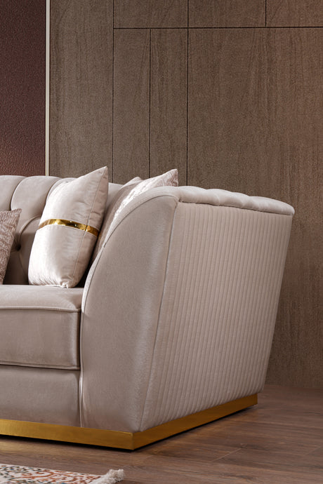 Margo Cream Sofa - Ornate Home