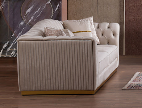 Margo Cream Sofa - Ornate Home