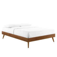 Margo Walnut Wood King Platform Bed Frame - Ornate Home
