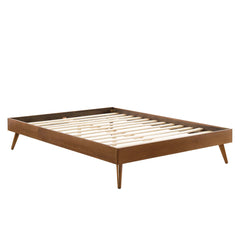 Margo Walnut Wood Twin Platform Bed Frame - Ornate Home