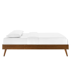 Margo Walnut Wood Twin Platform Bed Frame - Ornate Home