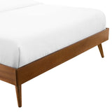 Margo Walnut Wood Twin Platform Bed Frame - Ornate Home
