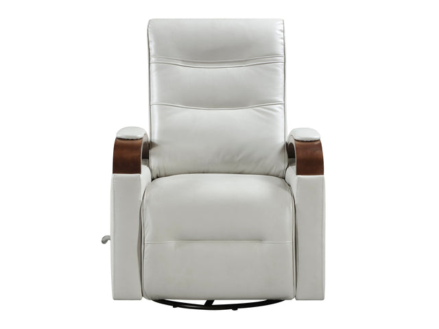 Margot Smoke Swivel Glider Reclining Chair - Ornate Home