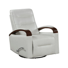 Margot Smoke Swivel Glider Reclining Chair - Ornate Home