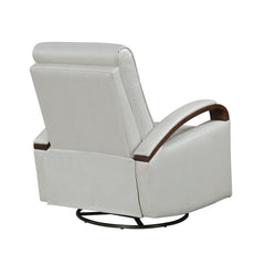 Margot Smoke Swivel Glider Reclining Chair - Ornate Home