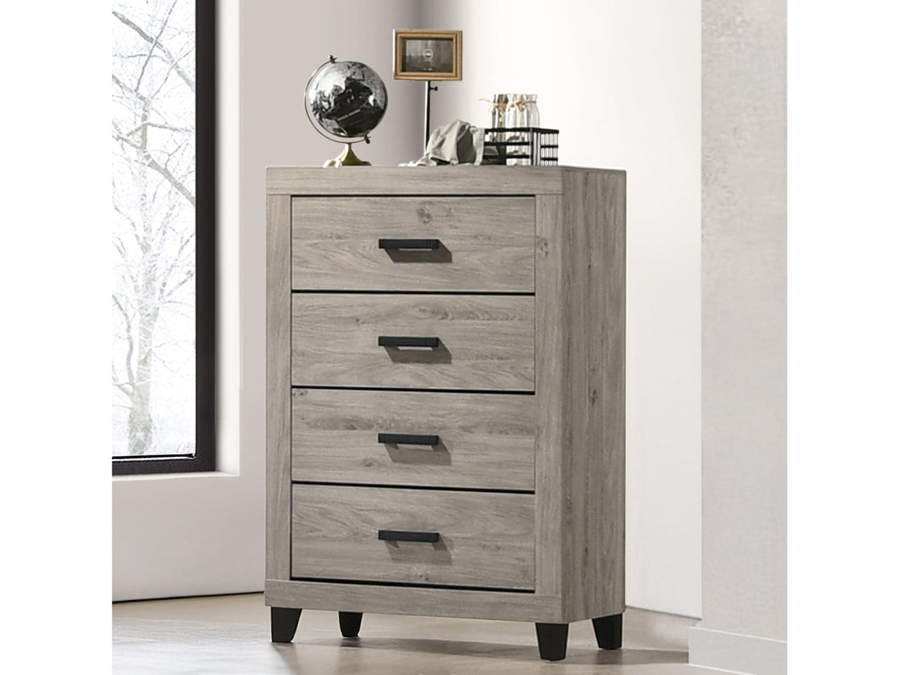Mari Light Gray Chest - Ornate Home