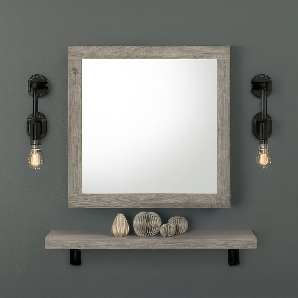 Mari Light Gray Mirror - Ornate Home
