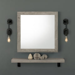 Mari Light Gray Mirror - Ornate Home