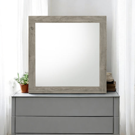 Mari Light Gray Mirror - Ornate Home
