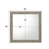 Mari Light Gray Mirror - Ornate Home