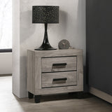 Mari Light Gray Nightstand - Ornate Home
