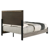 Mari Light Gray Queen Bed - Ornate Home