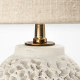 Mariam Cream Coral-Inspired Base Table Lamp - Ornate Home