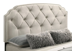 Marianna Cream 4-drawer Upholstered Queen Storage Bed - Ornate Home