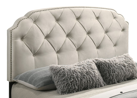 Marianna Cream 4-drawer Upholstered Queen Storage Bed - Ornate Home