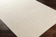 Mariba Ivory Wool Area Rug - Ornate Home