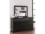 Maribel Black Dresser & Mirror (Online Special Price) - Ornate Home