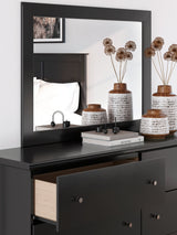 Maribel Black Dresser & Mirror (Online Special Price) - Ornate Home