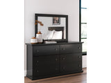 Maribel Black Dresser & Mirror - Ornate Home