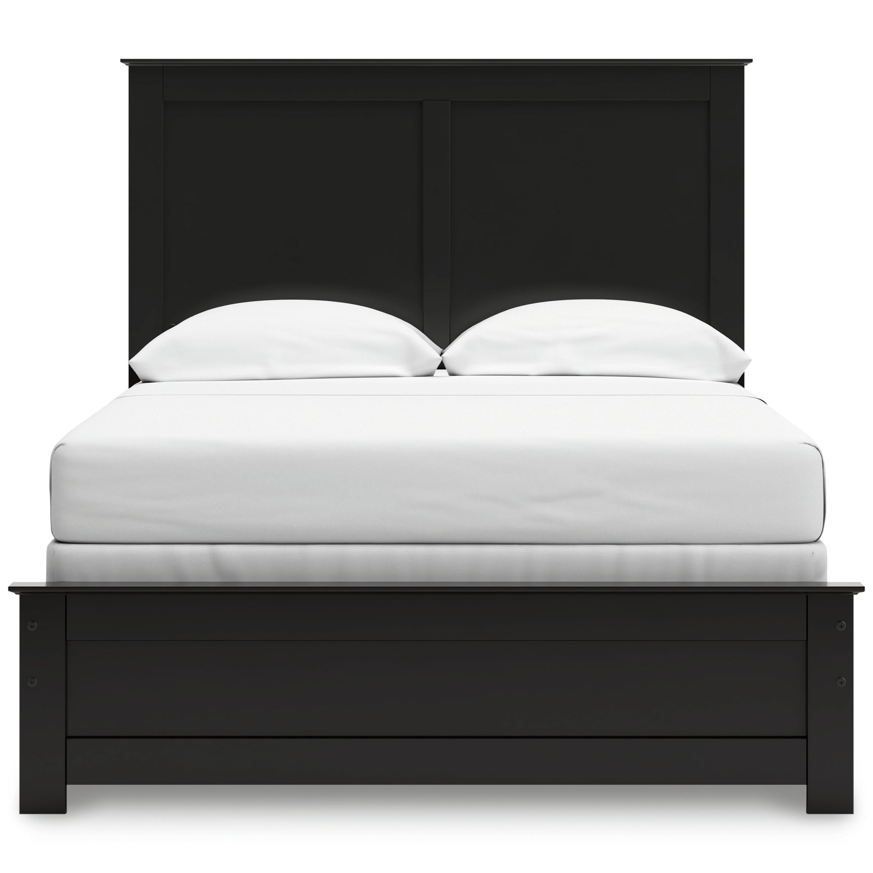 Maribel Black Full Panel Bed, Chest and Nightstand - Ornate Home