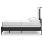 Maribel Black Full Panel Bed, Chest and Nightstand - Ornate Home