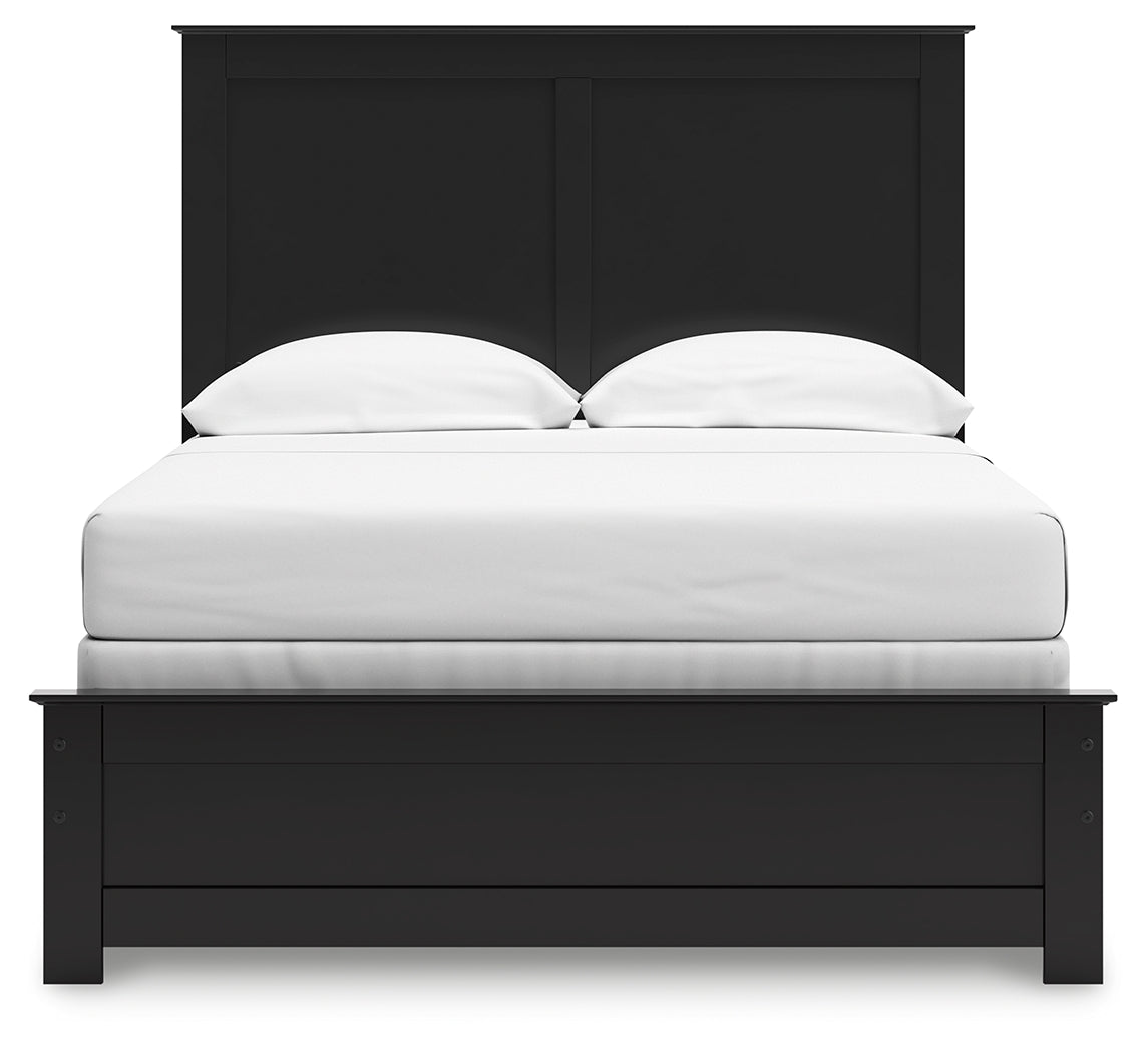 Maribel Black Full Panel Bed, Dresser, Mirror and Chest (Online Special Price) - Ornate Home