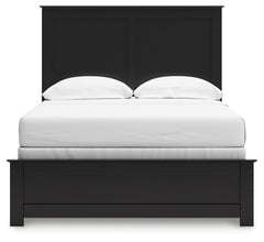 Maribel Black Full Panel Bed, Dresser, Mirror and Chest - Ornate Home