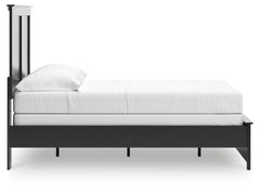 Maribel Black Full Panel Bed, Dresser and Nightstand - Ornate Home