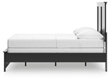 Maribel Black Full Panel Bed, Dresser and Nightstand - Ornate Home