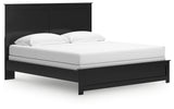 Maribel Black King Panel Bed, Chest and Nightstand - Ornate Home