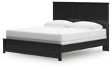 Maribel Black King Panel Bed, Chest and Nightstand - Ornate Home