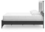 Maribel Black King Panel Bed, Chest and Nightstand - Ornate Home