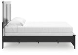 Maribel Black King Panel Bed, Chest and Nightstand - Ornate Home